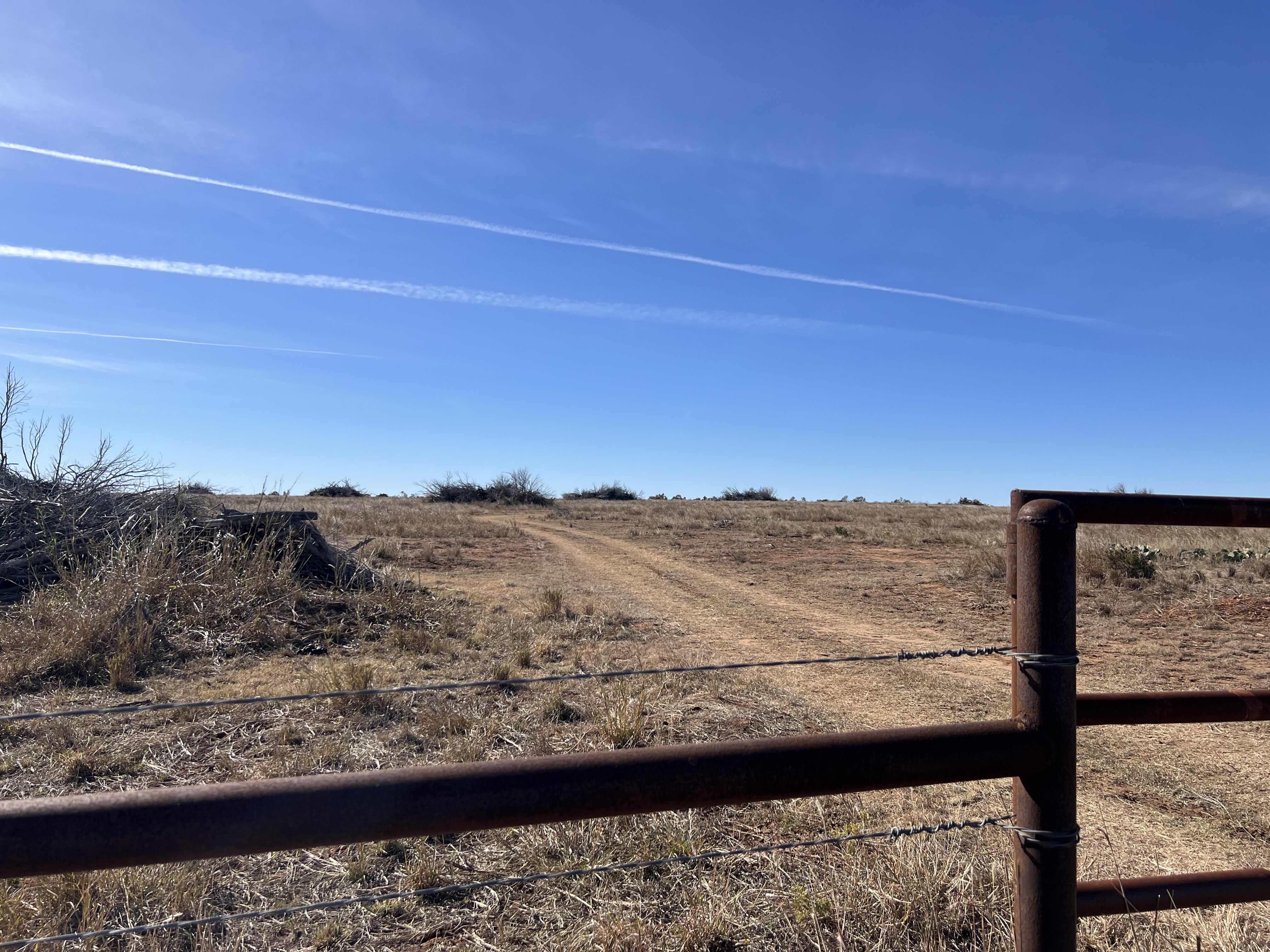 Texas Panhandle ranch at golden hour